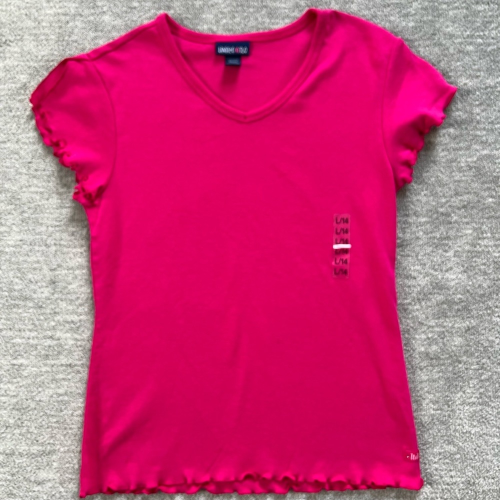 Limited Too Y2K New Hot Pink Top